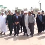 بازدید آیت الله صفایی بوشهری از مناطق روستای جزیره شمالی و جنوبی