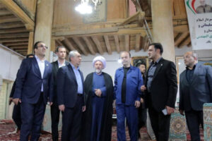 بازدید استاندار آذربایجان شرقی از مسجد سنگی (داش مسجد) روستای اسنق