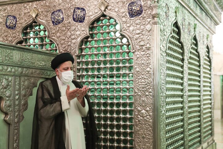 برگزاری مراسم دومین سالگرد شهادت آیت الله رئیسی در حرم شاهچراغ(ع)