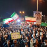 بیعت دوباره آوجی‌ها با رهبر انقلاب در اجتماع شبانه