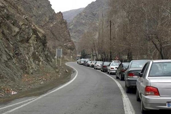 جاده چالوس از عصر شنبه یک طرفه می شود