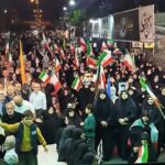 حضور با شکوه مردم ضیاءآباد در سنگر خیابان