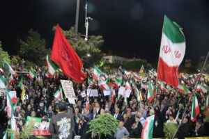 حضور باشکوه جانفدایان خمین در هفتاد و هشتمین شب حماسه