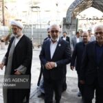 حضور تولیت آستان مقدس علوی در حرم سبزقبای دزفول