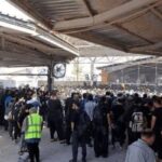 حضور پرشور زوار حسینی در مرز مهران در آستانه روز عرفه