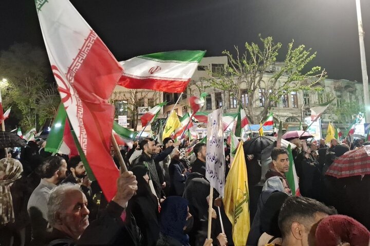 حضور پرشور مردم ملایر برای اقتدار ایران