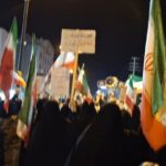 راهپیمایی مردم در حمایت از مدافعان وطن و بیعت با رهبر انقلاب در گناوه