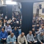 طنین دعای عرفه در مسجد جامع لاهیجان