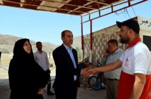 فرماندار دشتی: تقویت هلال‌احمر در شهرستان ضروری است