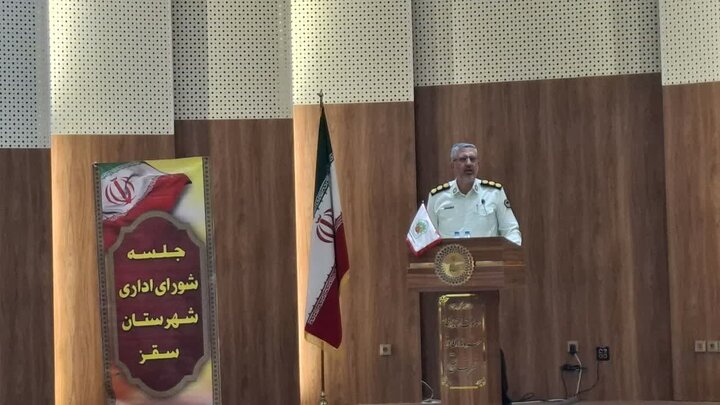 فرمانده انتظامی سقز: سرقت‌های خرد در شهرستان ۵۱ درصد کاهش یافت