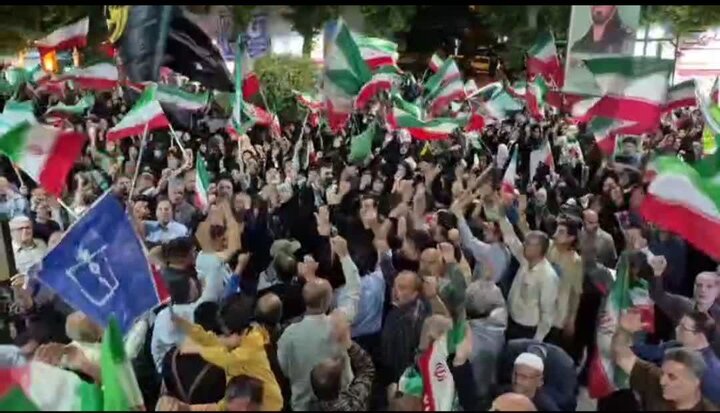 میدان‌داری خرم‌آبادی‌ها در اجتماع شب هشتاد و یکم