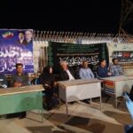 میز خدمت مسئولان در تجمع مردم تنگ ارم برگزار شد