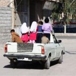هشدار پلیس راه خوزستان درباره حمل مسافر در قسمت بار وانت‌بارها