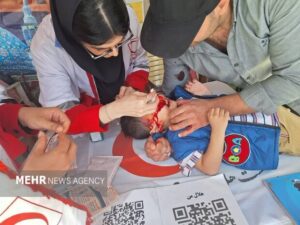 پوشش امدادی و آموزش‌های ایستگاهی به لرستانی‌ها در تجمعات شبانه