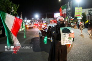 کاروان خودرویی قمی‌ها در هفتاد و چهارمین شب از حماسه حضور