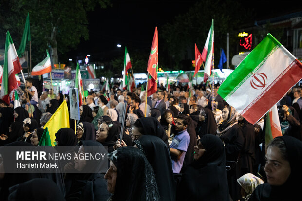 آبیک از مرز ۱۰۵ شب گذشت؛ تداوم حضور مردمی در صحنه