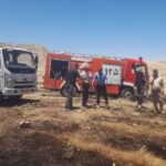 آتش‌سوزی مراتع پشت‌پر دشتستان مهار شد