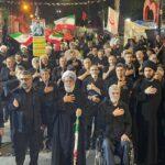 آستارا همزمان با شب نهم محرم غرق در ماتم حسینی