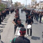 اجتماع عظیم عزاداران اهوازی در روز عاشورا به یاد قائد شهید