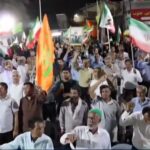 اجتماع مردم بندر دیر در شب‌های اقتدار