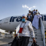 بازگشت حجاج کرمانی از سرزمین وحی به میهن از طریق فرودگاه شیراز