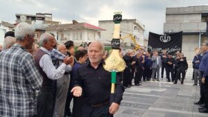برگزاری آئین سنتی «علم‌بندی» در آستانه اشرفیه 