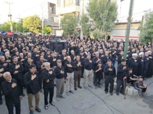 برگزاری اجتماع بزرگ عزاداران حسینی در شهر سریش‌آباد
