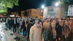 برگزاری نماز استغاثه به امام زمان(عج) در دلگان