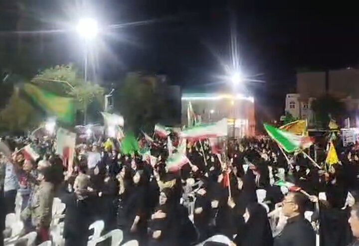 تجمع و عزاداری مردم بوشهر