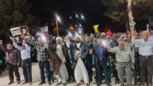 تداوم حماسه حضور و ایستادگی کوهبنانی ها در خیابان