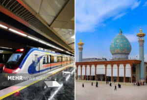 تکمیل فاز اجرایی دسترسی‌های مترو شیراز به حرم شاهچراغ(ع)