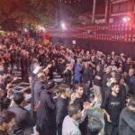 حضور مردم لاهیجان در صد و چهاردهمین قرار شبانه