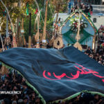 سوگِ یازدهم با شکوه نخل‌گردانی در شاهرود