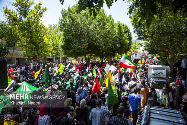 شروع جشن کیلومتری غدیر در مازندران؛ ۱۱۰ موکب در ساری برپا شد