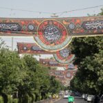 شیراز در سوگ محرم سیدالشهدا(ع) سیاه‌پوش شد