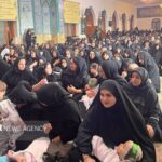 شیرخوارگان حسینی در گیلان؛ مادران با کودکان خود به سوگ نشستند