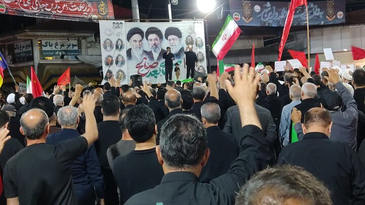 صد و پانزدهمین تجمع لنگرودی ها همزمان با شب تاسوعا