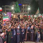 طنین نوای «یا حیدر» در تجمع شبانه خوی