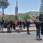 ظهر عاشورا در بیرجند؛ سوگ حسینی در دمای ۴۰ درجه