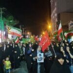 عزاداران حسینی غرق در سوگ علمدار کربلا در ساوه