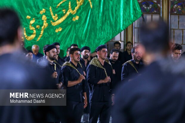عزاداری پرشور عاشقان حسینی در اردبیل