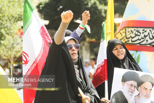 مراسم بزرگداشت شهدای قیام خونین ۱۵ خرداد در تهران