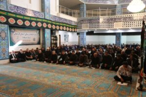 مراسم سوگواری محرم و گرامیداشت رهبر شهید انقلاب در خرم‌آباد برگزار شد