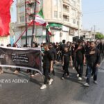 مراسم عزاداری هیئت مذهبی در حسینیه بزرگ جاجرم