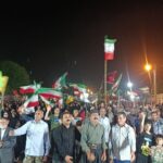 مردم بندرترکمن یکصدا در میدان حمایت از ایران