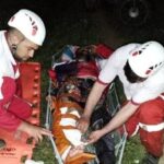 نجات طبیعت‌گرد مصدوم در ارتفاعات روستای آستامال ورزقان