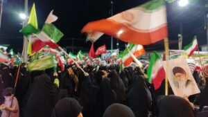 نمایش ۱۰۰ شب مقاومت و غیرت در تجمعات مردمی فامنین