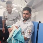 نوزاد عجول در آمبولانس اورژانس ۱۱۵ کازرون متولد شد