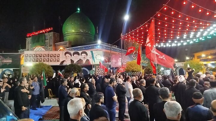 هشتمین مراسم اقامه عزای سیدالشهدای کربلا در آستانه اشرفیه 