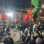 همنوایی مرزنشینان آستارایی در شب سوم محرم